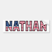 Autocollant De Voiture Nathan Nom Vorname USA Aufkleber Sticker Auto (Devant)