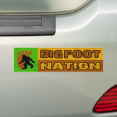 Autocollant De Voiture Nation de Bigfoot (En voiture)