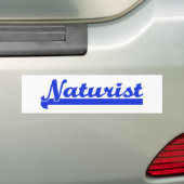 Autocollant De Voiture Naturist bumpersticker (En voiture)