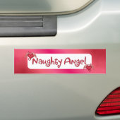 Autocollant De Voiture Naughty Angel (En voiture)