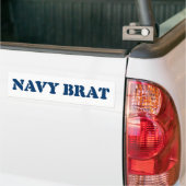 AUTOCOLLANT DE VOITURE NAVY BRAT (Sur camion)