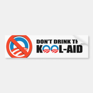 AUTOCOLLANT DE VOITURE NE BUVEZ PAS LE KOOL-AID