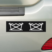 AUTOCOLLANT DE VOITURE NE LAVEZ PAS ! (En voiture)