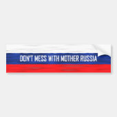 Autocollant De Voiture Ne manquez pas Mess with Mother Russie drapeau rus (Devant)