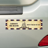 Autocollant De Voiture Ne marchez pas sur moi (En voiture)