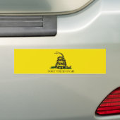 Autocollant De Voiture Ne marchez pas sur moi le drapeau de Bumpersticker (En voiture)