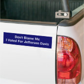 Autocollant De Voiture Ne me blâmez pas (Sur camion)