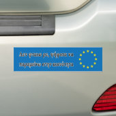 Autocollant De Voiture Ne me blâmez pas ! J'ai voté reste. 🇬🇷 de Grec (En voiture)