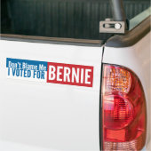 Autocollant De Voiture Ne me blâmez pas que j'ai voté pour Bernie (Sur camion)
