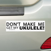 Autocollant De Voiture Ne Me Fais Pas Obtenir Mon Ukulele (En voiture)
