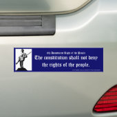 Autocollant De Voiture ne pas nier les droits du peuple (En voiture)