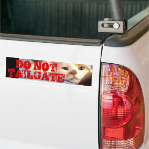 Autocollant De Voiture Ne pas Tailgate - Je vous regarde