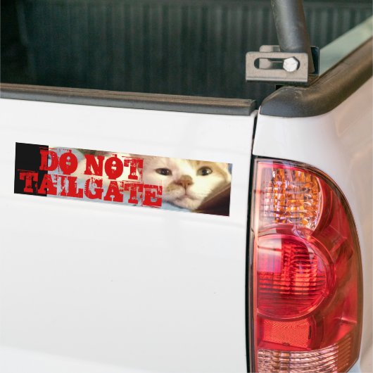 Autocollant De Voiture Ne pas Tailgate - Je vous regarde (Sur camion)