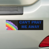 AUTOCOLLANT DE VOITURE NE PEUT PAS ME PRIER LOIN (En voiture)