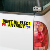 Autocollant De Voiture Ne réélisez pas quiconque (Sur camion)