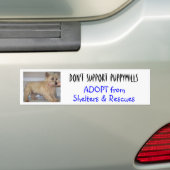 Autocollant De Voiture Ne soutenez pas Puppymills -- Est en désordre (En voiture)