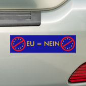Autocollant De Voiture NEIN à l'UE (En voiture)