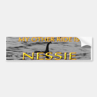AUTOCOLLANT DE VOITURE NESSIE