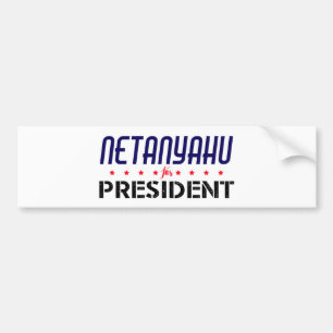 Autocollant De Voiture Netanyahu pour le président