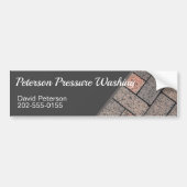 Autocollant De Voiture Nettoyage de l'allée de lavage sous pression (Devant)