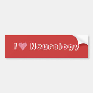 Autocollant De Voiture Neurologie du coeur I