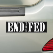 Autocollant De Voiture NEW End The Fed (En voiture)