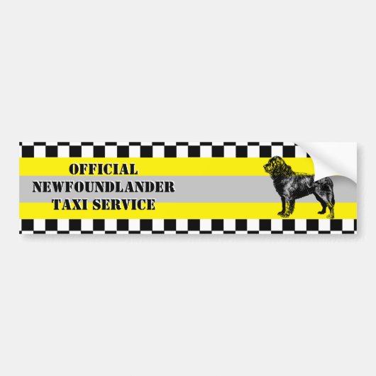 Autocollant De Voiture Newfoundlander (Devant)