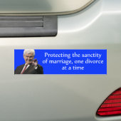 Autocollant De Voiture Newt Gingrich : Protection de la sainteté du (En voiture)