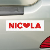 Autocollant De Voiture Nicola Love (En voiture)