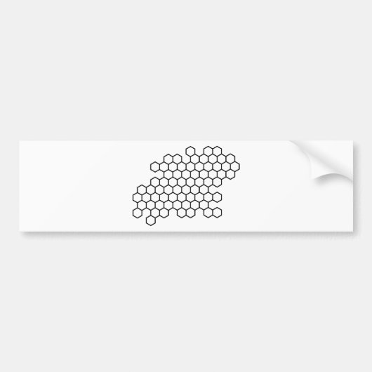Autocollant De Voiture Nid d'abeilles (Devant)