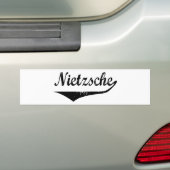 Autocollant De Voiture Nietzsche (En voiture)