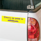 Autocollant De Voiture Nihilisme (Sur camion)
