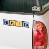Autocollant De Voiture Nikita a fait des éléments (Sur camion)