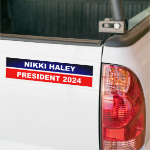 Autocollant De Voiture Nikki Haley 2024