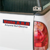 Autocollant De Voiture N'importe qui mais Obama (Sur camion)