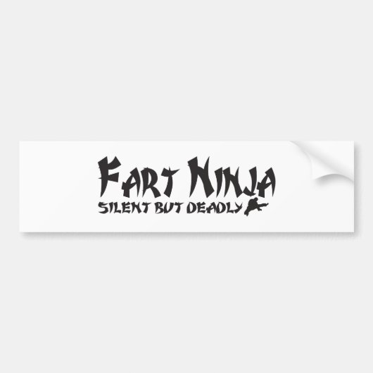 AUTOCOLLANT DE VOITURE NINJA DE PET (Devant)