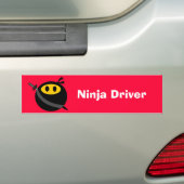 Autocollant De Voiture Ninja font face (En voiture)