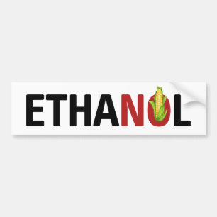 Autocollant De Voiture No Ethanol Bumper Sticker
