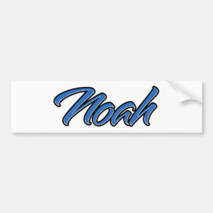 Autocollant De Voiture Noah Nom bleu Aufkleber Sticker Autoaufkleber