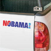AUTOCOLLANT DE VOITURE NOBAMA 2012 (Sur camion)