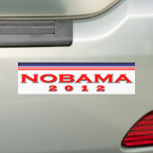 Autocollant De Voiture Nobama 2012 (En voiture)