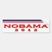 Autocollant De Voiture Nobama 2012 (Devant)