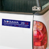 Autocollant De Voiture Nobama 2012 (Sur camion)
