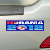 AUTOCOLLANT DE VOITURE NOBAMA 2012 (En voiture)
