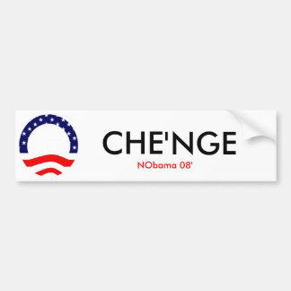 Autocollant De Voiture Nobama Che'nge