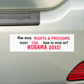 Autocollant De Voiture NOBAMA - Droites (En voiture)