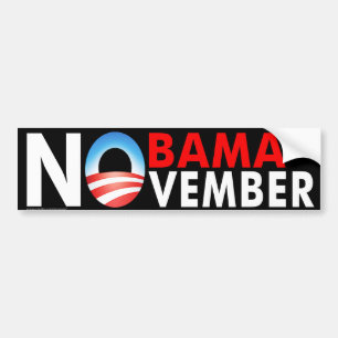 Autocollant De Voiture Nobama En Novembre
