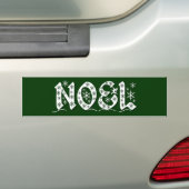 AUTOCOLLANT DE VOITURE NOEL (En voiture)