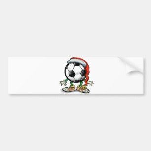 Autocollant De Voiture Noël de football