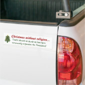 Autocollant De Voiture Noël non religieux (Sur camion)
